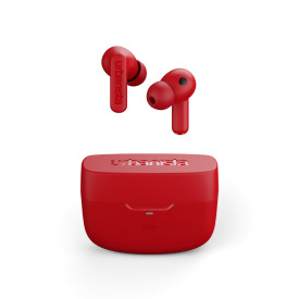 Слушалки URBANISTA ATLANTA Bluetooth earphones black 34 hours total playtime Hybrid active noise cancelling Touch controls IPX4 red