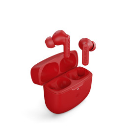 Слушалки URBANISTA ATLANTA Bluetooth earphones black 34 hours total playtime Hybrid active noise cancelling Touch controls IPX4 red