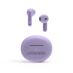 Слушалки URBANISTA AUSTIN Bluetooth earphones black 20 hours total playtime Touch controls purple