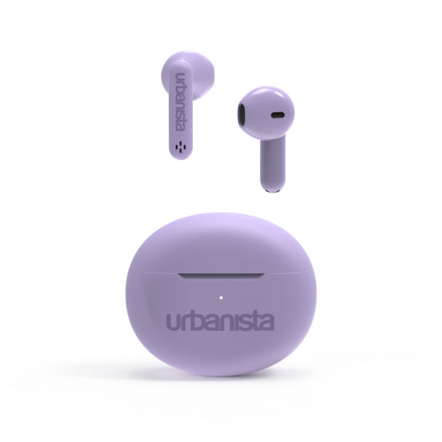 Слушалки URBANISTA AUSTIN Bluetooth earphones black 20 hours total playtime Touch controls purple