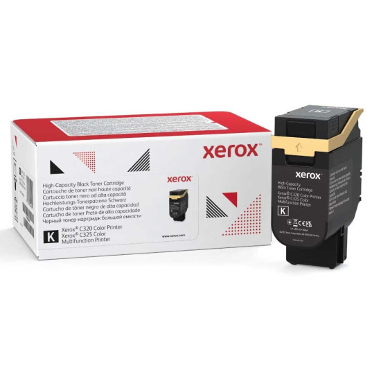 Тонер касета XEROX Toner Black Hi Cap C320/C325 8000 pages Тонер касета XEROX Toner Black Hi Cap C320/C325 8000 pages