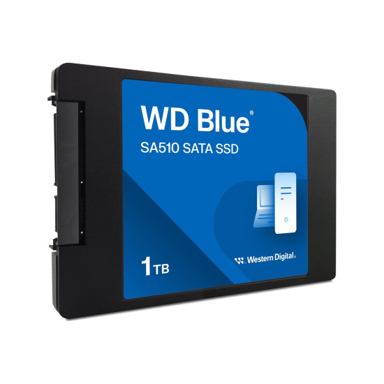 Вътрешен SSD диск WESTERN DIGITAL Blue SA510 SSD 1TB SATA III 6Gb/s cased 2.5 inch 7mm internal single-packed