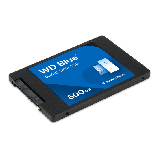 Вътрешен SSD диск WESTERN DIGITAL Blue SA510 SSD 500GB SATA III 6Gb/s cased 2.5 inch 7mm internal single-packed