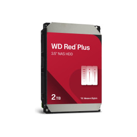 Вътрешен твърд диск WESTERN DIGITAL Red Plus 2TB SATA 6Gb/s 3.5 inch Rpm5400 128MB cache Internal HDD Bulk