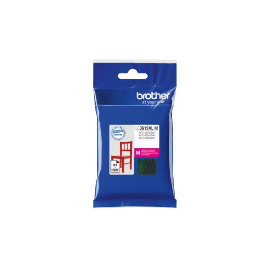 Мастило BROTHER LC3619XLM Ink magenta ptr MFCJ2330/MFCJ3530/MFCJ350/MFCJ3590-1500 pag