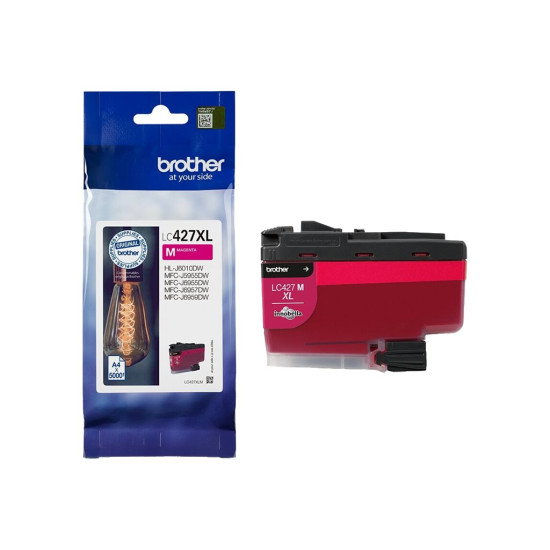 Мастило BROTHER LC427XLC Magenta Ink Cartridge - 5000 Pages