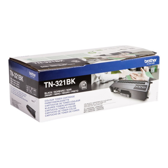 Тонер касета BROTHER TN321BK Toner black ptr HLL8250CDN/8350CDW - 2.500 pagini
