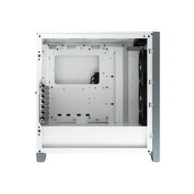 Кутия за компютър CORSAIR iCUE 4000X RGB Tempered Glass Mid-Tower White case