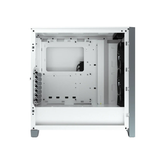Кутия за компютър CORSAIR iCUE 4000X RGB Tempered Glass Mid-Tower White case