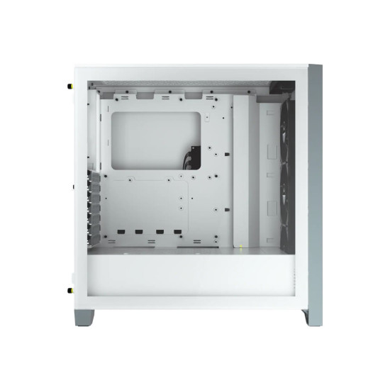 Кутия за компютър CORSAIR iCUE 4000X RGB Tempered Glass Mid-Tower White case