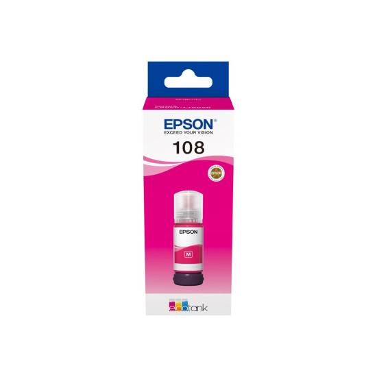 Мастило EPSON1LB 108 EcoTank Magenta Ink Bottle