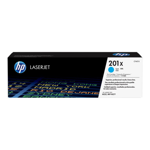 Тонер касета HP 201X original Toner cartridge CF401X cyan 2.300 pages high capacity