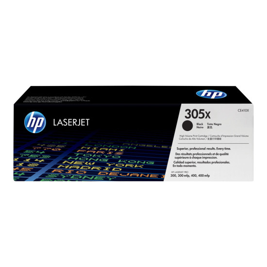 Тонер касета HP 305X original LaserJet original Toner cartridge CE410X black high capacity 4.000 pages 1-pack