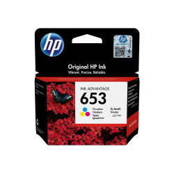 Мастило HP 653 Tri-color Original Ink Advantage Cartridge