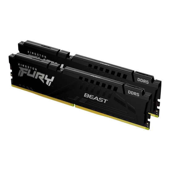 RAM памет KINGSTON 32GB 6000MHz DDR5 CL40 DIMM Kit of 2 FURY Beast Black