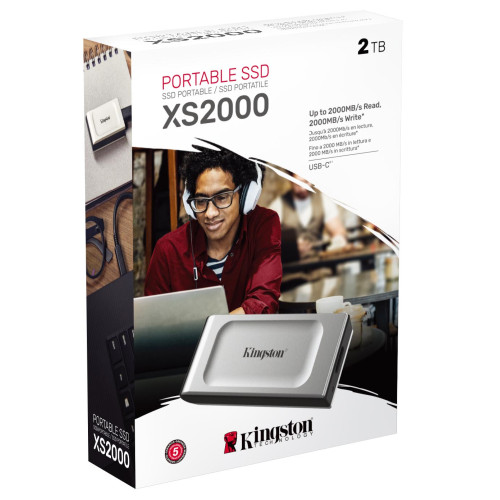 Външен SSD диск KINGSTON XS2000 2TB USB 3.2