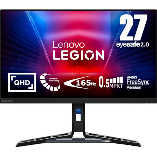 Монитор LENOVO R27q-30, 27 инча IPS WLED WQHD, 0.5ms, 2xHDMI 2.0, DP 1.4