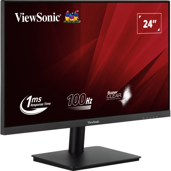 Монитор VIEWSONIC VA2406-H 23.6 inch 16:9 1920x1080 SuperClear MVA LED monitor with VGA and HDMI port