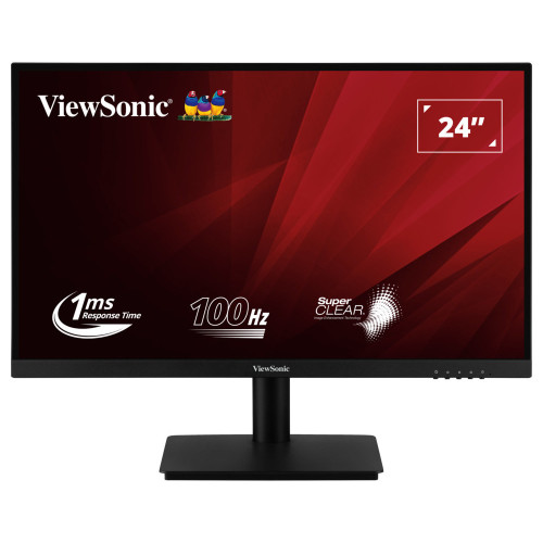 Монитор VIEWSONIC VA2406-H 23.6 inch 16:9 1920x1080 SuperClear MVA LED monitor with VGA and HDMI port