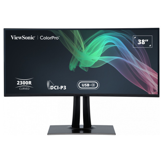 Монитор VIEWSONIC VP3881A, 38 инча IPS 3840x1600, 21:9, 2xHDMI, DP, USB
