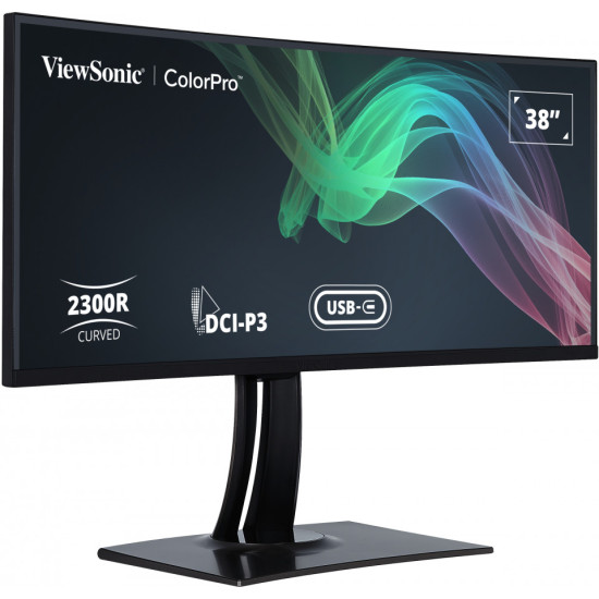 Монитор VIEWSONIC VP3881A, 38 инча IPS 3840x1600, 21:9, 2xHDMI, DP, USB