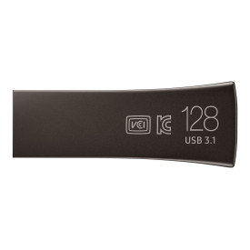Флаш памет SAMSUNG BAR Plus Type-A 128GB USB 3.1 Titan Gray