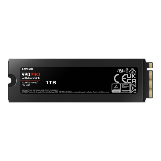 Вътрешен SSD диск SAMSUNG SSD 990 PRO Heatsink 1TB M.2 NVMe PCIe 4.0