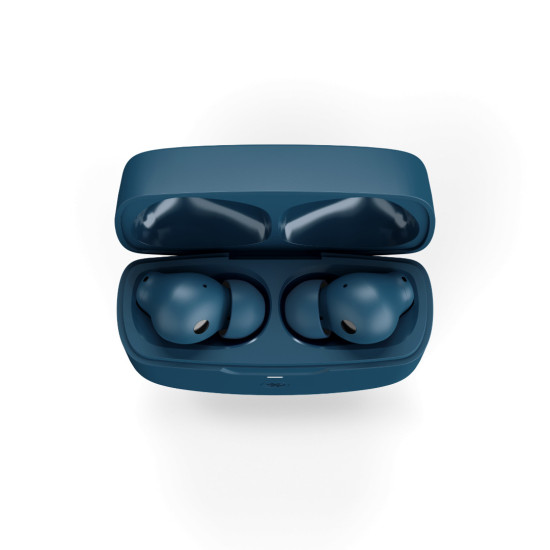 Слушалки URBANISTA ATLANTA Bluetooth earphones black 34 hours total playtime Hybrid active noise cancelling Touch controls IPX4 blue