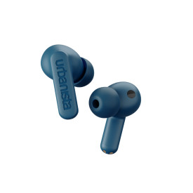 Слушалки URBANISTA ATLANTA Bluetooth earphones black 34 hours total playtime Hybrid active noise cancelling Touch controls IPX4 blue