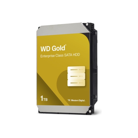 Вътрешен твърд диск WESTERN DIGITAL Gold 1TB HDD 7200rpm 6Gb/s serial ATA sATA 128MB cache 3.5 inch intern RoHS compliant Enterprise Bulk