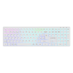 Безжична клавиатура CANYON HKB-W11, White