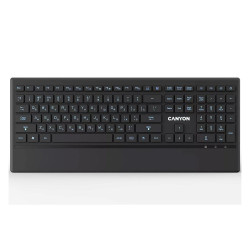 Безжична клавиатура CANYON HKB-W6, Black