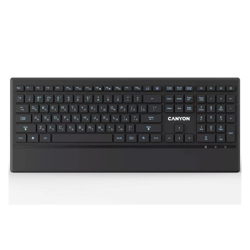 Безжична клавиатура CANYON HKB-W6, Black