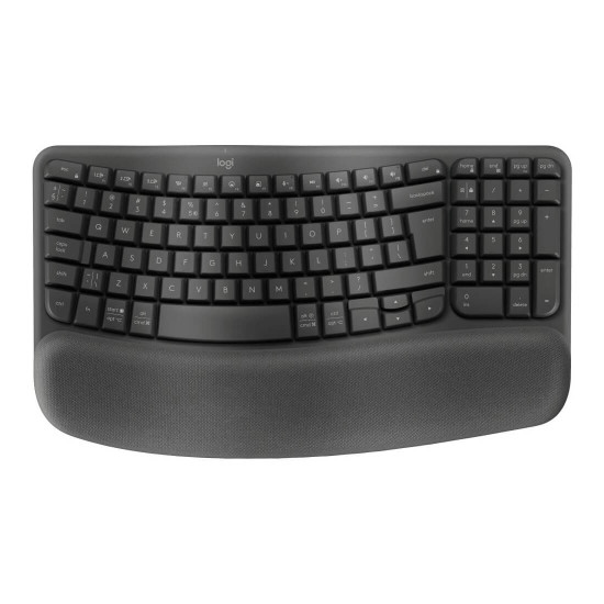 Безжична клавиатура LOGITECH Wave Keys, Graphite