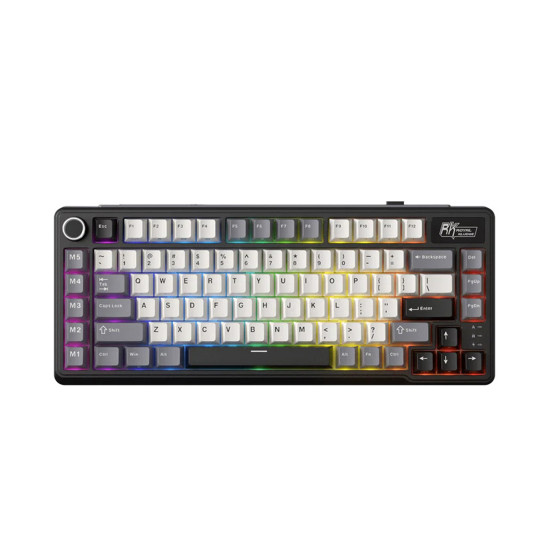 Безжична клавиатура ROYAL KLUDGE L75, Knight Black