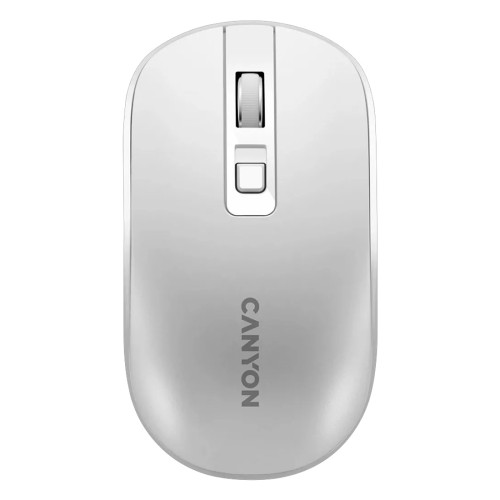 Безжична мишка CANYON MW-18, Pearl White