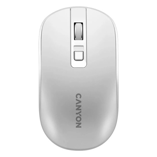 Безжична мишка CANYON MW-18, Pearl White