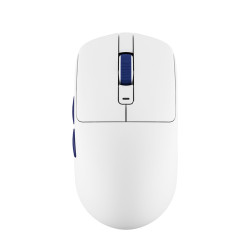 Безжична мишка ROYAL KLUDGE M30 Wireless, White Blue