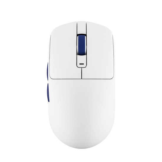 Безжична мишка ROYAL KLUDGE M30 Wireless, White Blue