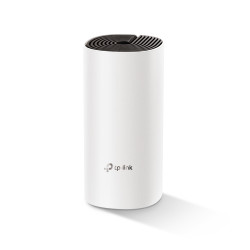 Безжична Wi-Fi система TP-Link Deco E4 (1-Pack), AC1200 Mesh, 867 Mbps (5 GHz) / 300 Mbps (2.4 GHz), 2 антени, Mu-Mimo, 2 x LAN