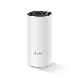 Безжична Wi-Fi система TP-Link Deco E4 (1-Pack), AC1200 Mesh, 867 Mbps (5 GHz) / 300 Mbps (2.4 GHz), 2 антени, Mu-Mimo, 2 x LAN