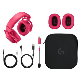Безжични слушалки Logitech G PRO X 2 LIGHTSPEED, Pink