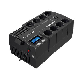 UPS устройство CyberPower BR1000ELCD, Line-Interactive, AVR, 1000VA/600W, LCD дисплей, 8 x Schuko