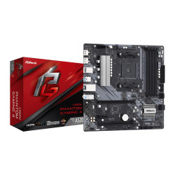 Дънна платка ASRock A520M Phantom Gaming 4, mATX, AM4, 4x DDR4, 2x PCIe 3.0 x16