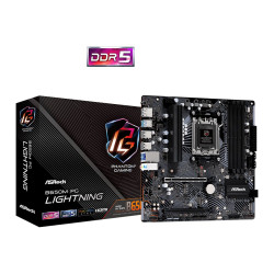 Дънна платка ASRock B650M PG Lightning, AM5, 4x DDR5, 1x PCIe 4.0 x16, mATX