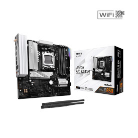 Дънна платка ASRock B850M Pro RS WiFi, Micro ATX, Socket AM5, 4x DDR5