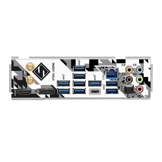 Дънна платка ASRock Z790 Steel Legend, ATX, Socket LGA1700, 4x DDR5, 1x PCIe 5.0 x16