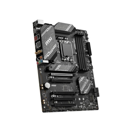 Дънна платка MSI B760 GAMING PLUS WIFI DDR4, ATX, LGA 1700, DDR4, 5 x PCIe x16, 2 x M.2, HDMI, DisplayPort, 2 x USB 3.2 Gen 2