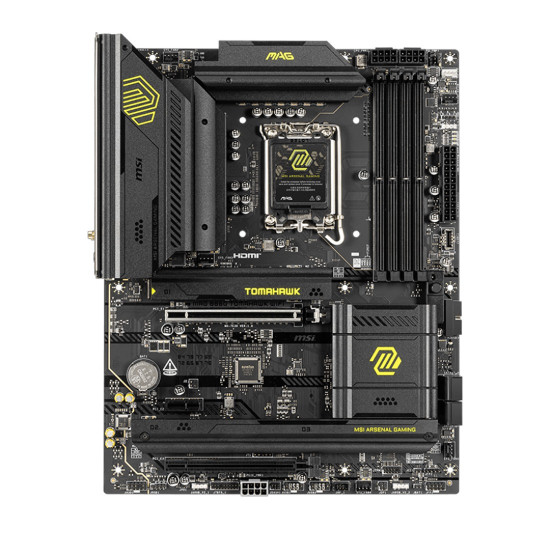 Дънна платка MSI MAG B860 TOMAHAWK WIFI, ATX, LGA 1851, 4x DDR5, 2x PCIe x16