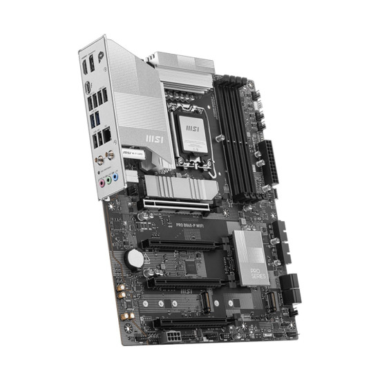 Дънна платка MSI PRO B860-P WIFI, ATX, LGA 1851, 4x DDR5, 4x PCIe x16